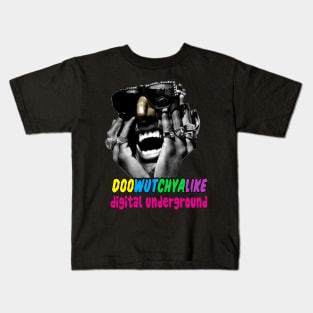 Digital Underground Doowutchyalike Hip Hop 1990 Kids T-Shirt